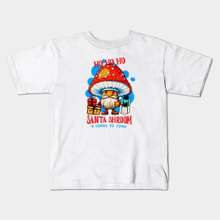 Mushroom Santa Claus Kids T-Shirt